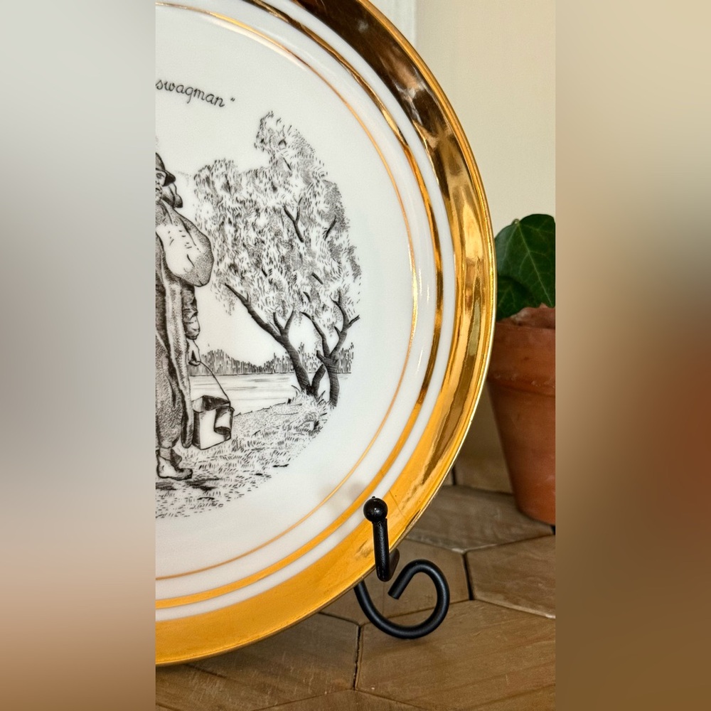Vintage Westminster Australia Fine China Collectors Plate, “Waltzing Matilda” - Picture 6 of 6